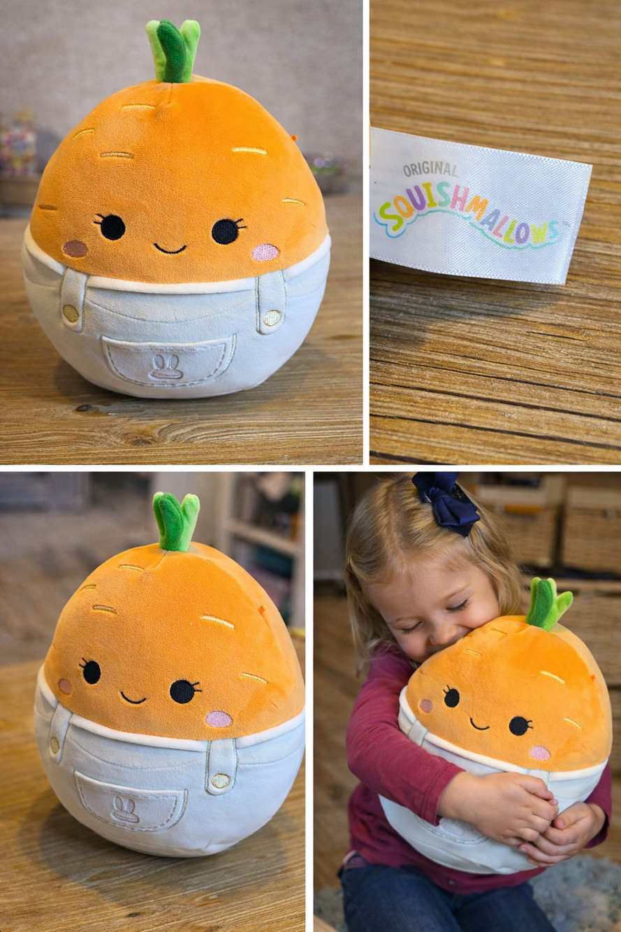 🥕 Squishmallows Carrot Plush – Super Soft & Adorable 🧡